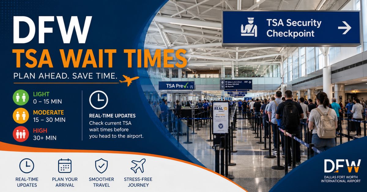 DFW TSA Wait Times – Dallas Fort Worth International Airport