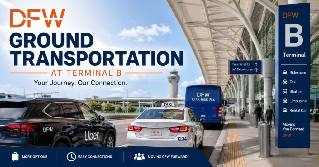 DFW Terminal B Ground Transportation