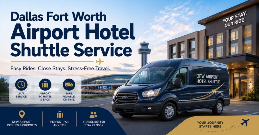 Dallas Fort Worth airport hotel shuttle service