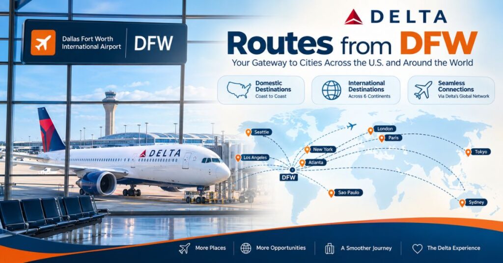 Delta Routes from DFW