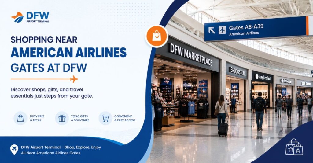 Shopping Near American Airlines Gates at DFW