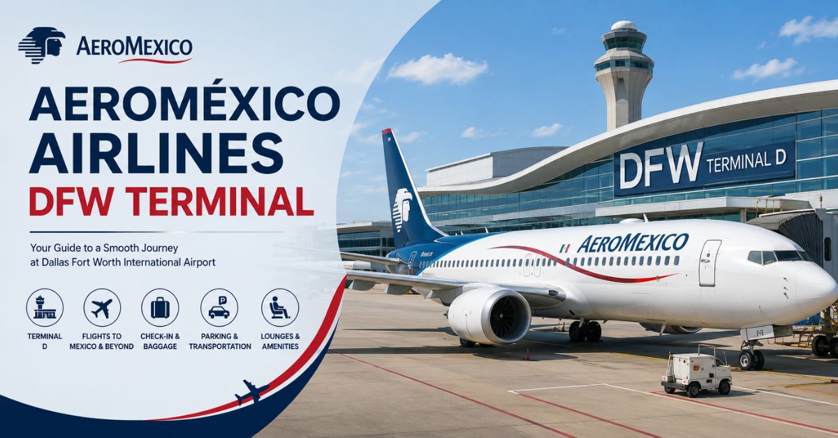 Aeroméxico Airlines Terminal at Dallas Fort Worth Airport – DFW