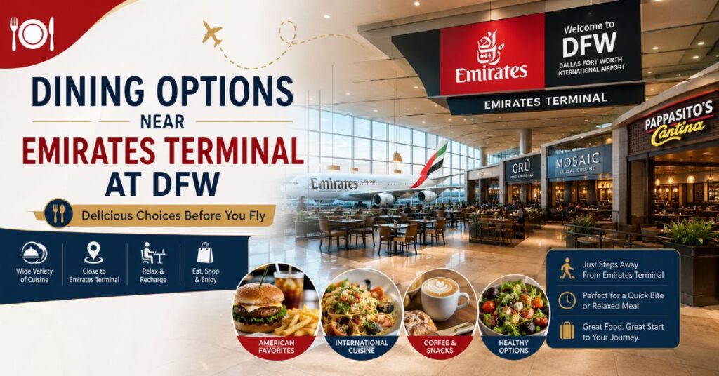 Dining Options Near Emirates Terminal At DFW
