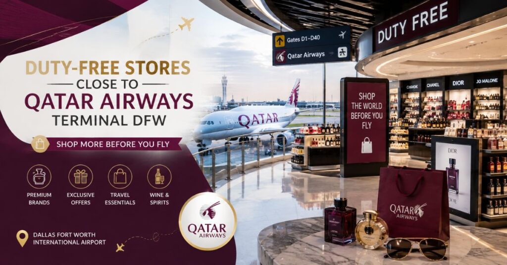 Duty-Free Stores Close to Qatar Airways Terminal DFW