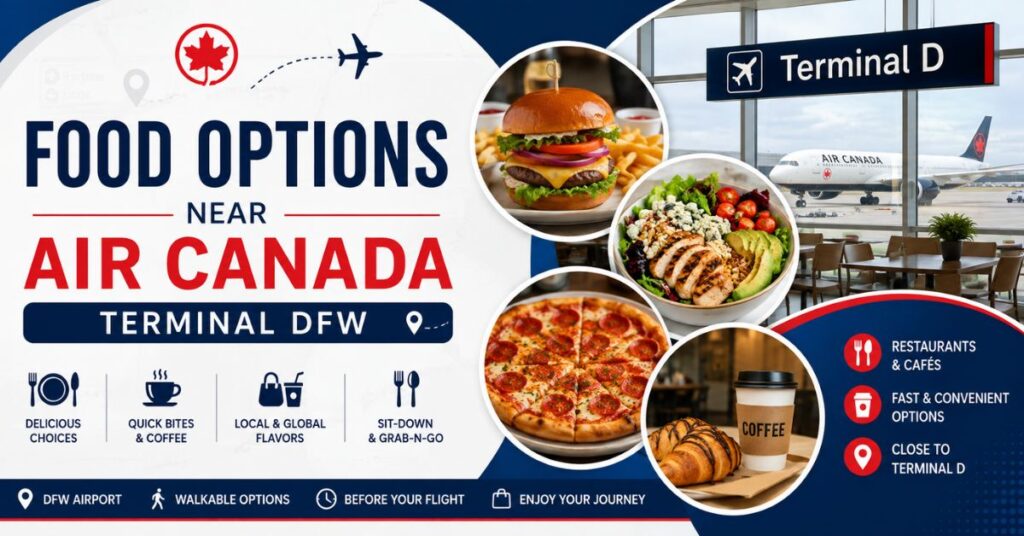 Food Options Near Air Canada Terminal DFW