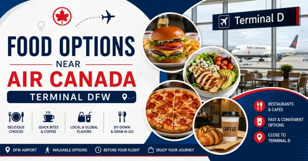 Food Options Near Air Canada Terminal DFW
