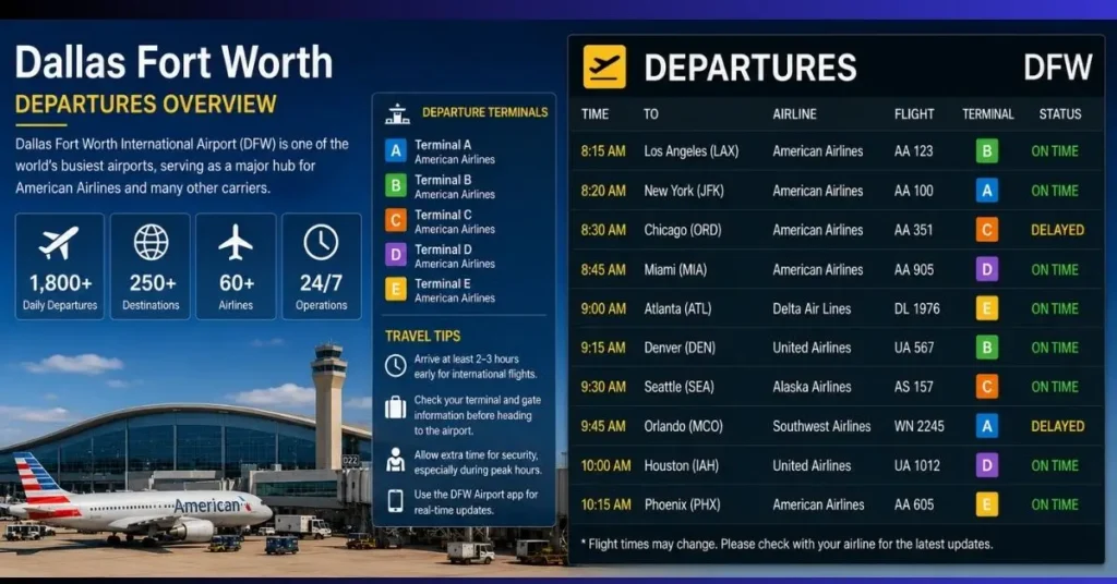 Live Online Departure Board
