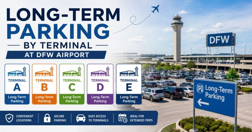 Long-Term Parking by Terminal at DFW Airport