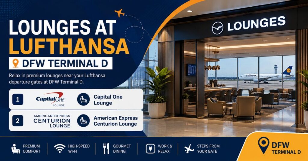 Lufthansa Lounge DFW