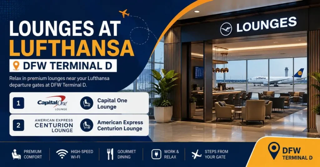 Lufthansa Lounge DFW