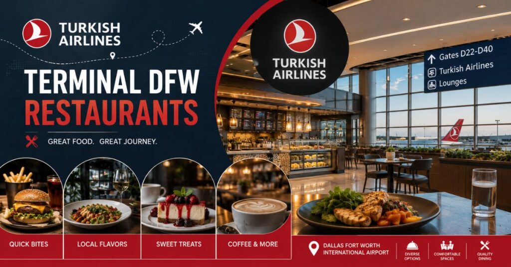 Turkish Airlines Terminal DFW Restaurants
