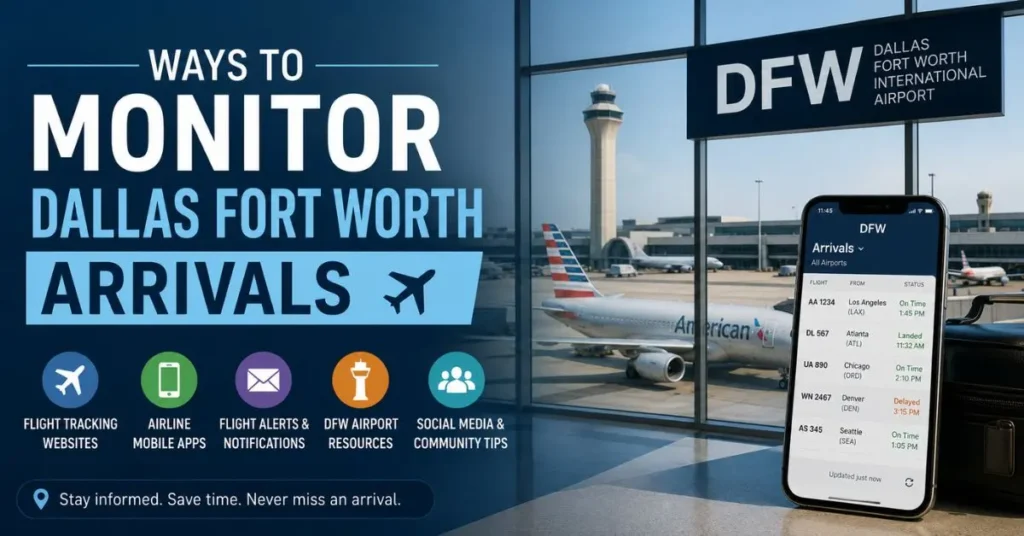 Ways to Monitor Dallas Fort Worth Arrivals